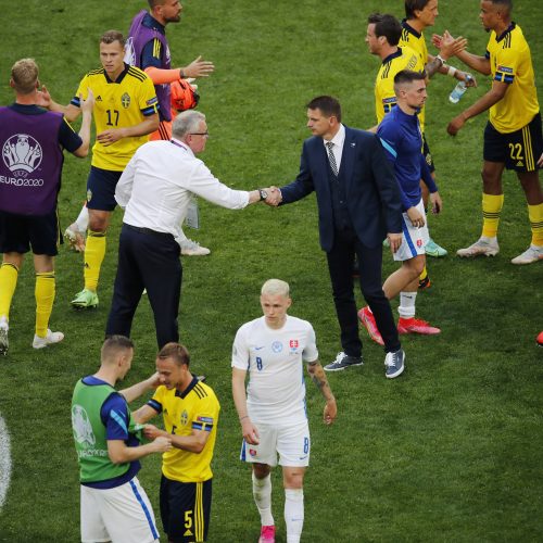 Europos futbolo čempionatas: Švedija–Slovakija 1:0  © Scanpix nuotr.