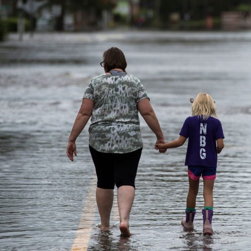 Katastrofiški potvyniai JAV pietryčiuose  © Scanpix nuotr.