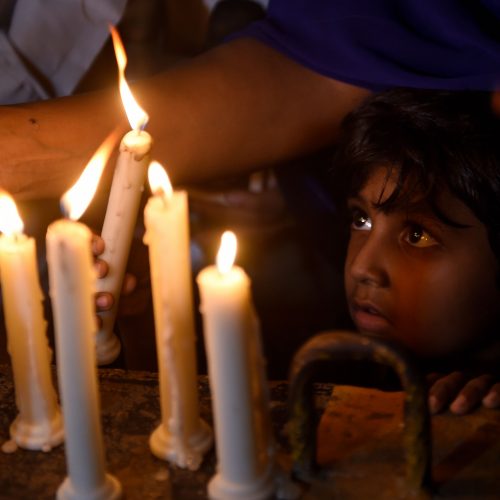 Sprogdinimai Šri Lankoje  © Scanpix nuotr.