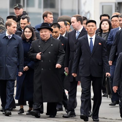 Šiaurės Korėjos lyderio vizitas Rusijoje  © Scanpix nuotr.