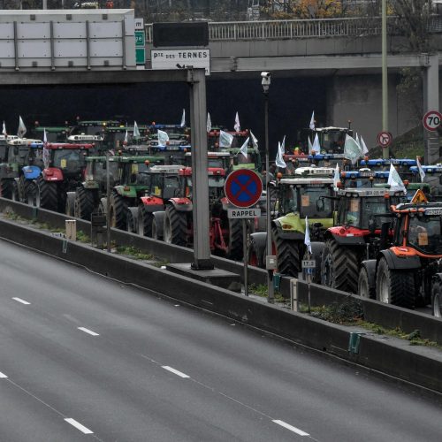 Ūkininkų protestas Prancūzijoje  © Scanpix nuotr.