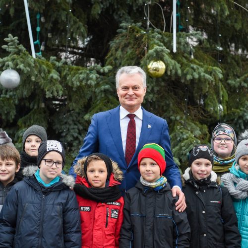 Prezidento vizitas Utenoje ir Dusetose  © R. Dačkaus / Prezidentūros nuotr.