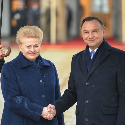 D. Grybauskaitės vizitas Lenkijoje  © R. Dačkaus / Prezidentūros nuotr.