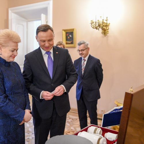 D. Grybauskaitės vizitas Lenkijoje  © R. Dačkaus / Prezidentūros nuotr.