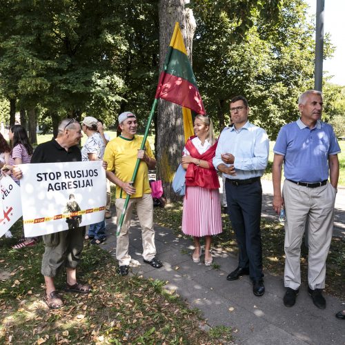 B. Nemcovo skvere paminėtos karo Gruzijoje metinės  © G. Bartuškos / ELTOS nuotr.