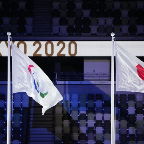Tokijo paralimpinių žaidynių uždarymo ceremonija  © Scanpix nuotr.