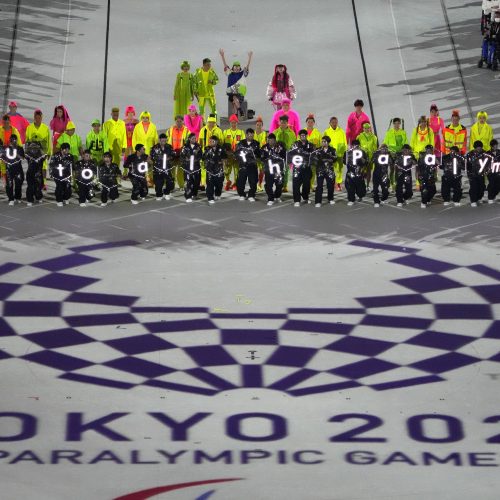 Tokijo paralimpinių žaidynių uždarymo ceremonija  © Scanpix nuotr.