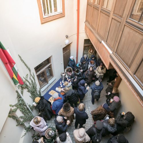 Atvirų kiemelių iniciatyvos atidarymas Vilniuje  © Sauliaus Žiūros nuotr.