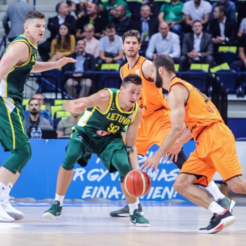 Krepšinis: Lietuva - Olandija 95:93  © Dainiaus Labučio/ELTOS nuotr.