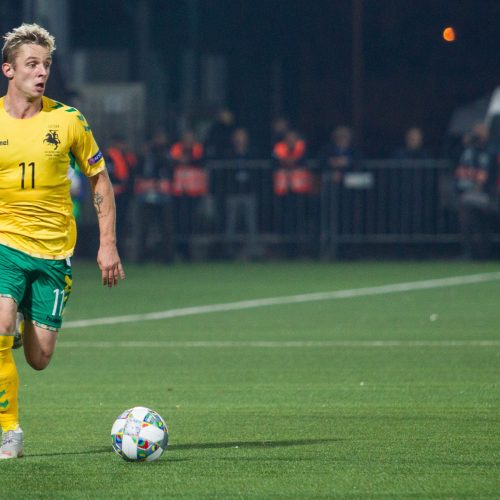 Futbolas: Lietuva-Rumunija 1:2  © Pauliaus Peleckio/Fotobankas nuotr.