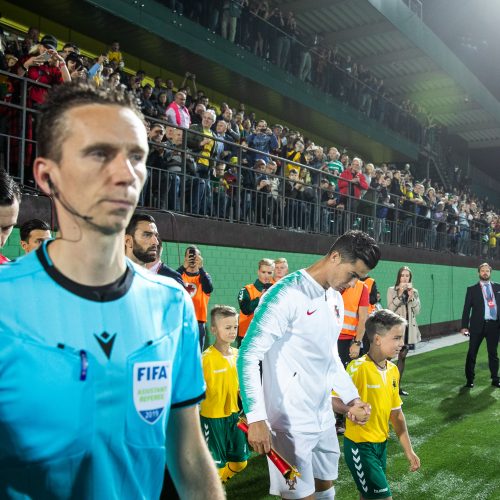 Futbolas: Lietuva – Portugalija 1:5  © B. Barausko ir I. Gelūno/Fotobanko nuotr.