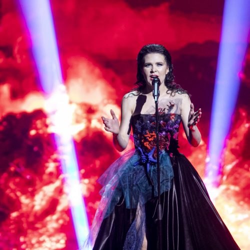 Pirmojo nacionalinės „Eurovizijos “ atrankos pusfinalio filmavimas  © P.Peleckio/Fotobanko nuotr.