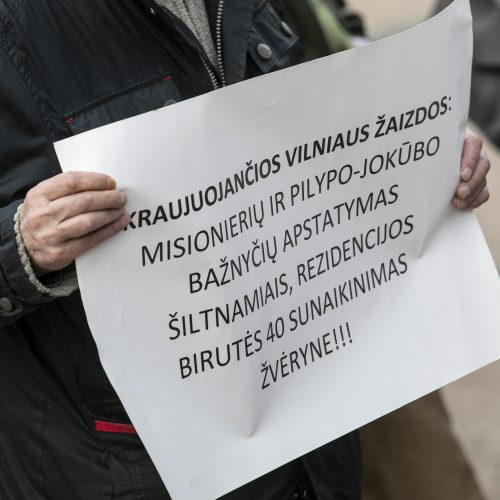 Kultūros paveldo laidotuvės  © P. Peleckio/Fotobanko nuotr. 