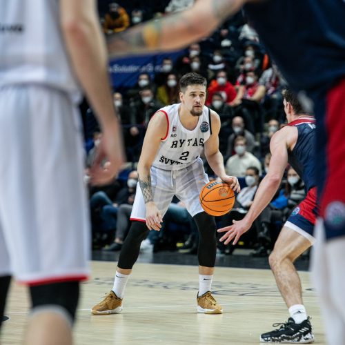 FIBA Čempionų lyga: „Rytas“ – Strasbūro IG 71:76  © P. Peleckio/BNS nuotr. 