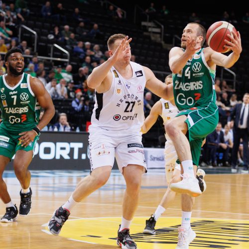 LKL ketvirtfinalis: Kauno „Žalgiris“ – Klaipėdos „Neptūnas“ 92:88  © E. Ovčarenko / BNS nuotr.