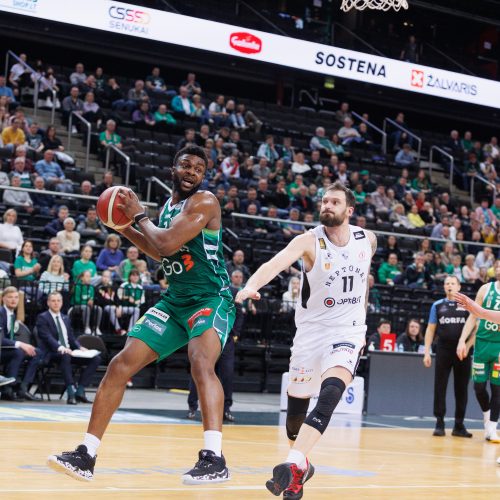 LKL ketvirtfinalis: Kauno „Žalgiris“ – Klaipėdos „Neptūnas“ 92:88  © E. Ovčarenko / BNS nuotr.