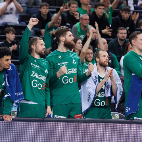 LKL ketvirtfinalis: Kauno „Žalgiris“ – Klaipėdos „Neptūnas“ 89:60  © E. Ovčarenko / BNS nuotr.