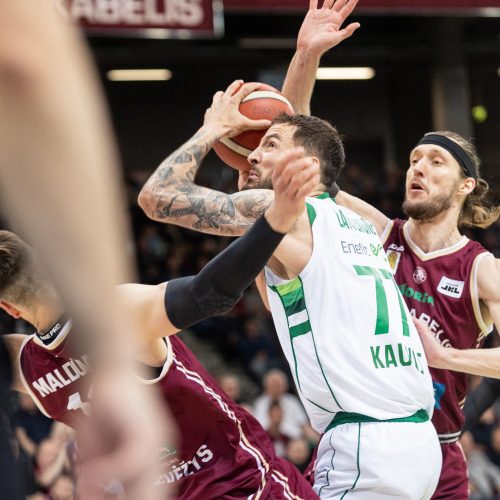 LKL pusfinalis: Panevėžio „Lietkabelis“ – Kauno „Žalgiris“ 79:55  © P. Peleckio/BNS nuotr.