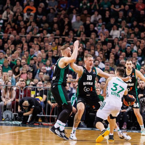 Eurolyga: Kauno „Žalgiris“ – Atėnų „Panathinaikos“ 67:81  © E. Ovčarenko / BNS nuotr.