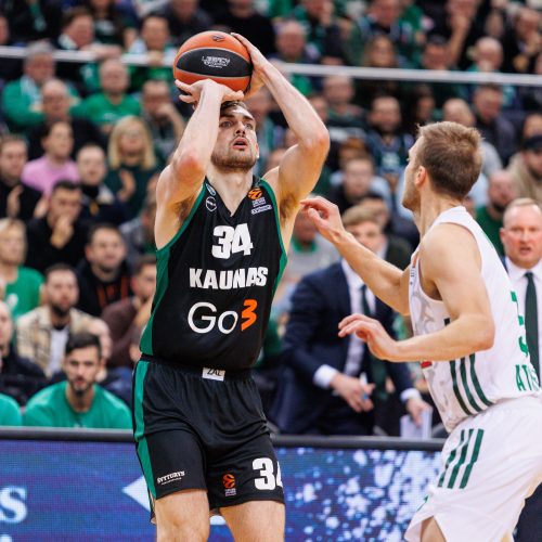 Eurolyga: Kauno „Žalgiris“ – Atėnų „Panathinaikos“ 67:81  © E. Ovčarenko / BNS nuotr.