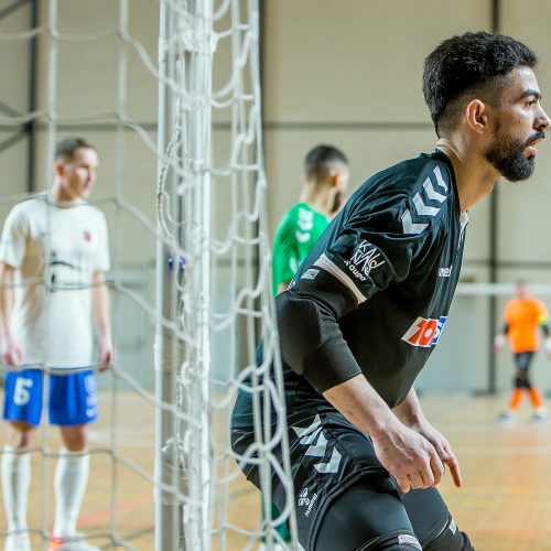 Futsalo A lyga: „K. Žalgiris“ – „Gargždų pramogos“ 6:2  © Evaldo Šemioto nuotr.
