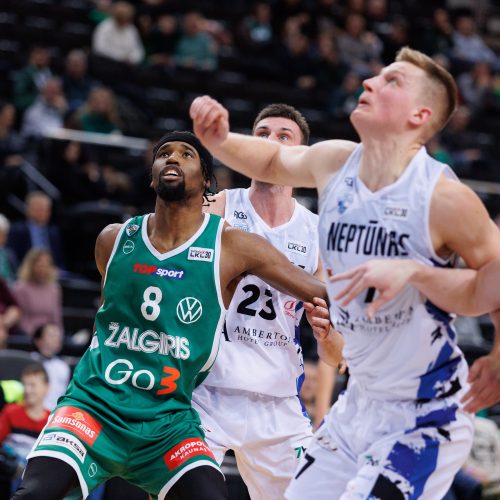 LKL: „Žalgiris“ – „Neptūnas“ 77:46  © E. Ovčarenko / BNS nuotr.