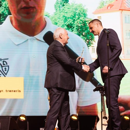 Lietuvos futbolo geriausiųjų apdovanojimai  © E. Ovčarenko / BNS nuotr.