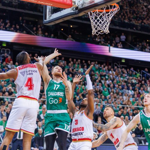 Eurolyga: Kauno „Žalgiris“ – „AS Monaco“  © E. Ovčarenko / BNS nuotr.