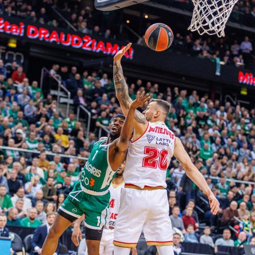 Eurolyga: Kauno „Žalgiris“ – „AS Monaco“  © E. Ovčarenko / BNS nuotr.