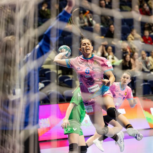 Europos moterų rankinio čempionato atranka: Lietuva – Ispanija  © P. Peleckio/BNS nuotr.