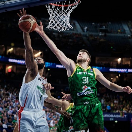 Europos krepšinio čempionatas: Lietuva – Vengrija 87:64  © FIBA nuotr.
