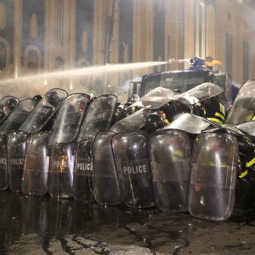 Protestai Tbilisyje   © Scanpix nuotr.