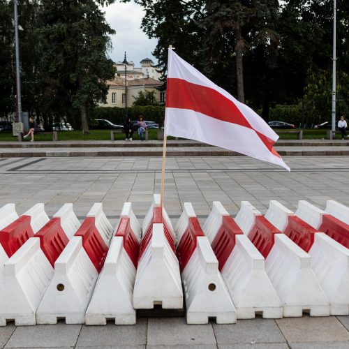Baltarusijos opozicija Vilniuje mini antrąsias prezidento rinkimų metines  © P. Peleckio/BNS nuotr.
