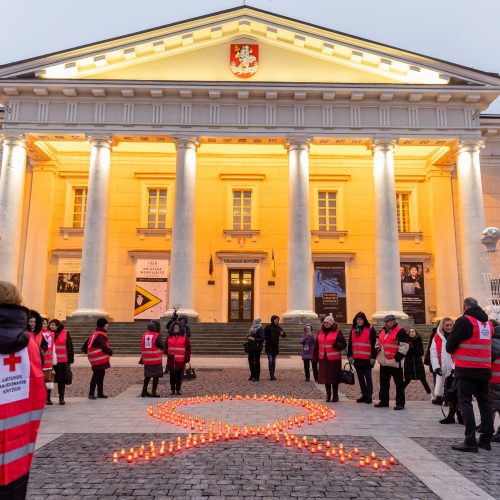 Vilniuje minima pasaulinė kovos su AIDS diena  © Ž.Gedvilos/BNS nuotr.