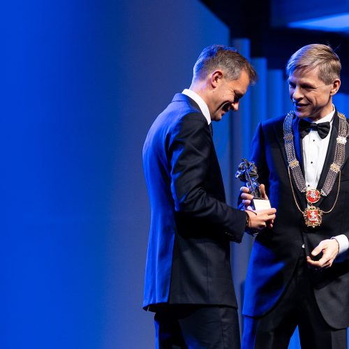 Šv. Kristoforo apdovanojimų įteikimo ceremonija  © Ž.Gedvilos/BNS nuotr.