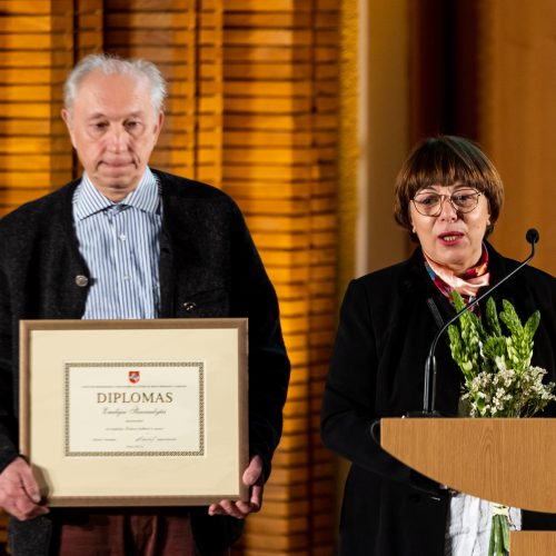 Vyriausybės kultūros ir meno premijų laureatų apdovanojimų ceremonija  © Ž.Gedvilos/BNS nuotr.