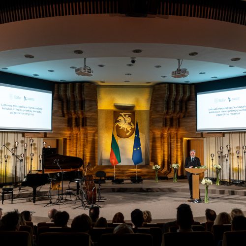 Vyriausybės kultūros ir meno premijų laureatų apdovanojimų ceremonija  © Ž.Gedvilos/BNS nuotr.