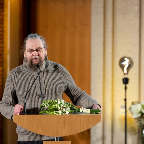 Vyriausybės kultūros ir meno premijų laureatų apdovanojimų ceremonija  © Ž.Gedvilos/BNS nuotr.