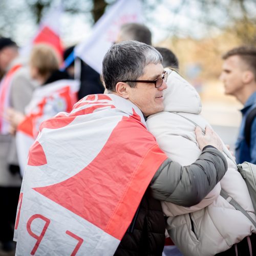 Baltarusijos nepriklausomybės dienos minėjimas Vilniuje  © L.Balandžio / BNS nuotr.