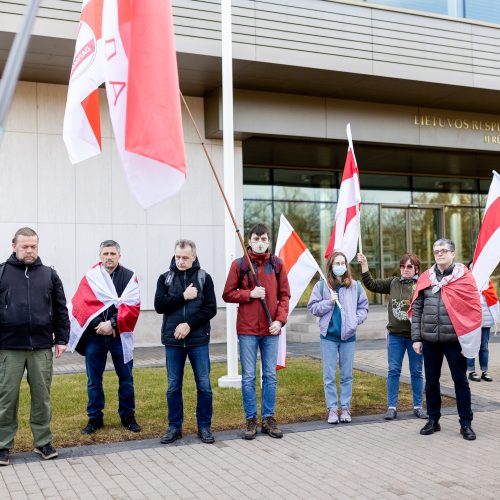 Baltarusijos nepriklausomybės dienos minėjimas Vilniuje  © L.Balandžio / BNS nuotr.