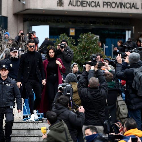 Futbolo žvaigždės C. Ronaldo teismo procesas  © Scanpix nuotr.