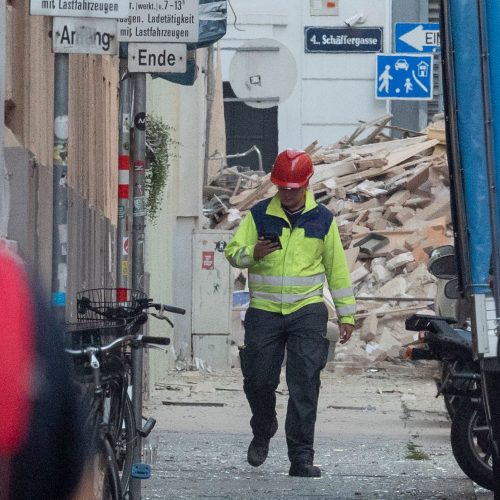 Dujų sprogimas Vienoje  © AP ir AFP nuotr.