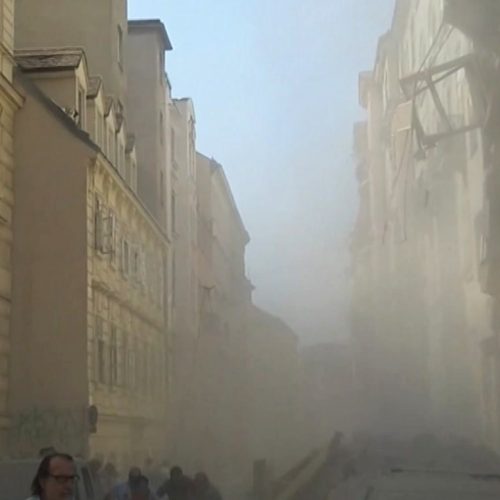 Dujų sprogimas Vienoje  © AP ir AFP nuotr.