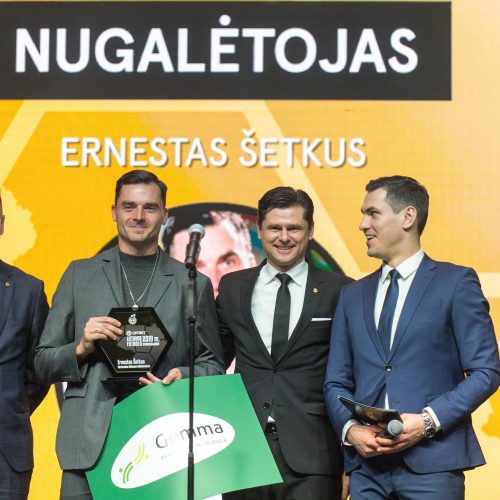 Lietuvos futbolo geriausiųjų apdovanojimų ceremonija  © Butauto Barausko nuotr.