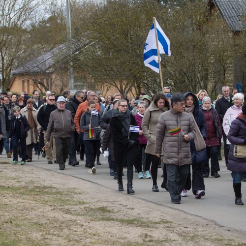 Panerių memoriale vyko Gyvųjų maršo procesija  © V.Skaraičio/BFL nuotr.