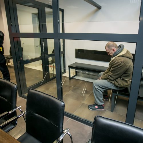 Darbdavį nušovusio R. Sadovskyi teismas  © Vilmanto Raupelio nuotr.