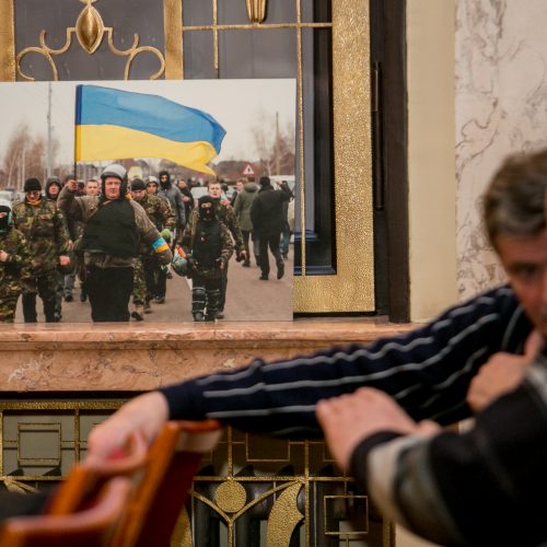 Diskusija „Vis dar besitęsiantis karas Ukrainoje“  © Vilmanto Raupelio nuotr.