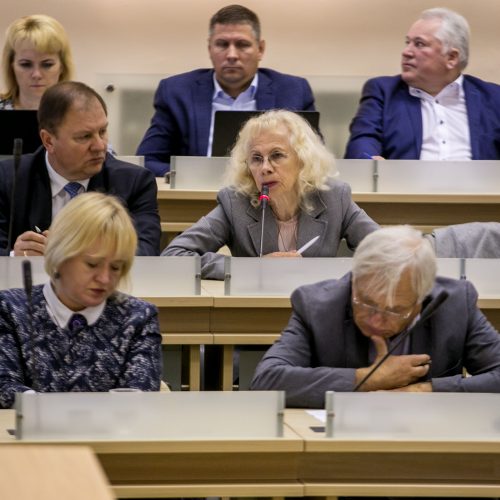 2017 m. rugsėjo tarybos posėdis  © Vilmanto Raupelio nuotr.