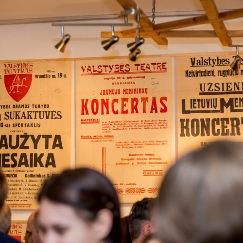 Kultūros skelbimų paroda Kauno archyve  © Vilmanto Raupelio nuotr.