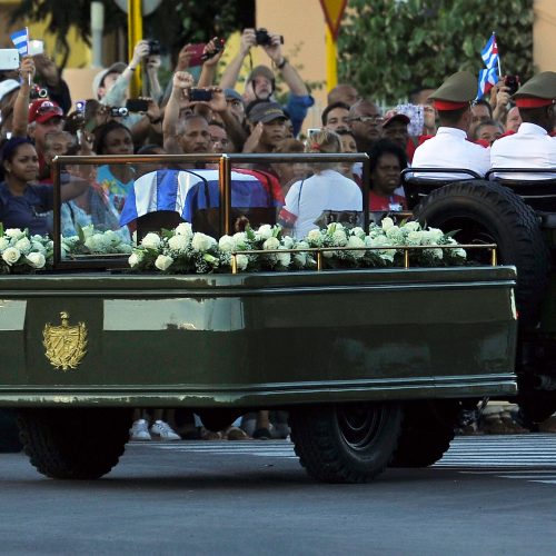 F. Castro laidotuvės Kuboje  © Scanpix nuotr.